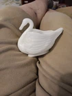 Imperial Milk Glass Swan Salt Dish