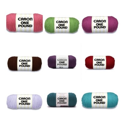 Caron ONE POUND Yarn - Assorted Colors Acrylic - 16 oz / 812yds / #4 Worsted