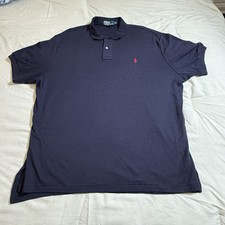 Ralph Lauren Polo Shirt Mens XL Blue Short Sleeve Golf Classic Fit