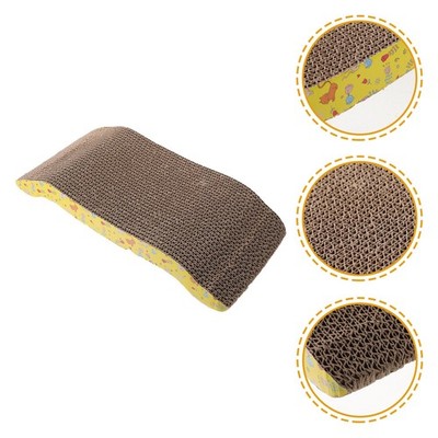 Arch Bridge Wellpappe Cat Scratcher Seize Scratch Pad Katzenminze Bett