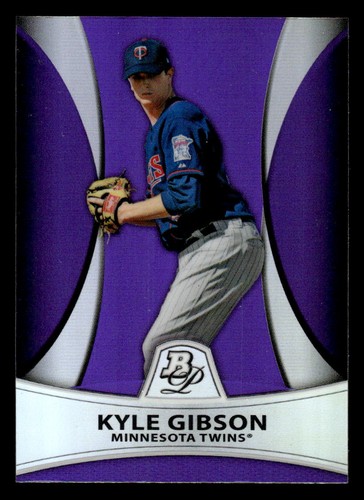 Kyle Gibson [Purple Refractor] #PP20 2010 Bowman Platinum Prospects card