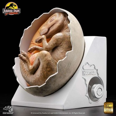 Jurassic Park 30th Ann Hadrosaur Egg Schraffur Elite Creature Colletibles statue