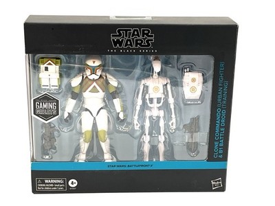 Hasbro Star Wars Black Series Clone Commander & B1 Battle Droid Boxed 6 