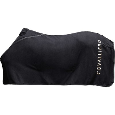 Covalliero Black 125 cm Fleecedecke HW 2025 Abschwitzdecke