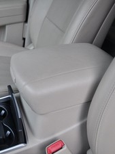 Gray Interior Center Control Armrest Box Leather Trim Cover For Hyundai Veracruz