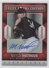 2014 Panini Elite Extra Edition Prospects 473/799 Mitch Watrous #79 Auto sh7