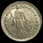1947-B  83.5% SILVER Switzerland 1 Franc Swiss World Coin Lot D1-233 LOW MINTAGE — photo 8