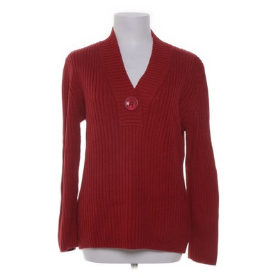 Giada, Strickpullover, Größe: 40/42, Rot, Acryl/Baumwolle, Rippenstrick #MM5