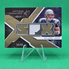 Upper Deck 2008 SPx Wes Welker #WM-WW2 New England Patriots Patch /50 NFL Card