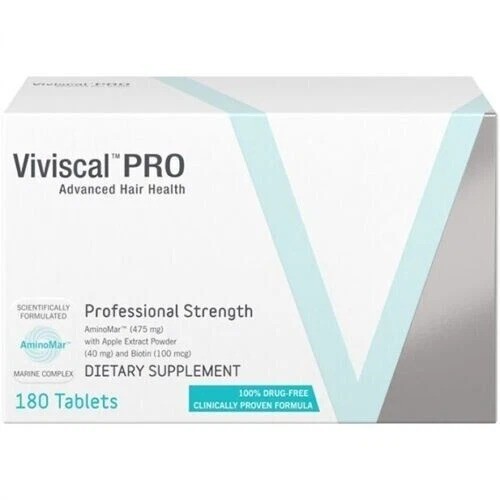 Real VIVISCAL PROFESSIONAL HAIR FORMULA 180 TABLETS pro strength exp 11/26 - Picture 1 of 1