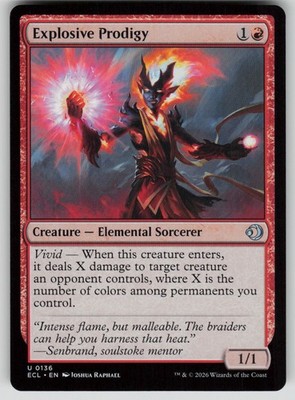 Explosive Prodigy Normal U Lorwyn Eclipsed 136 NM
