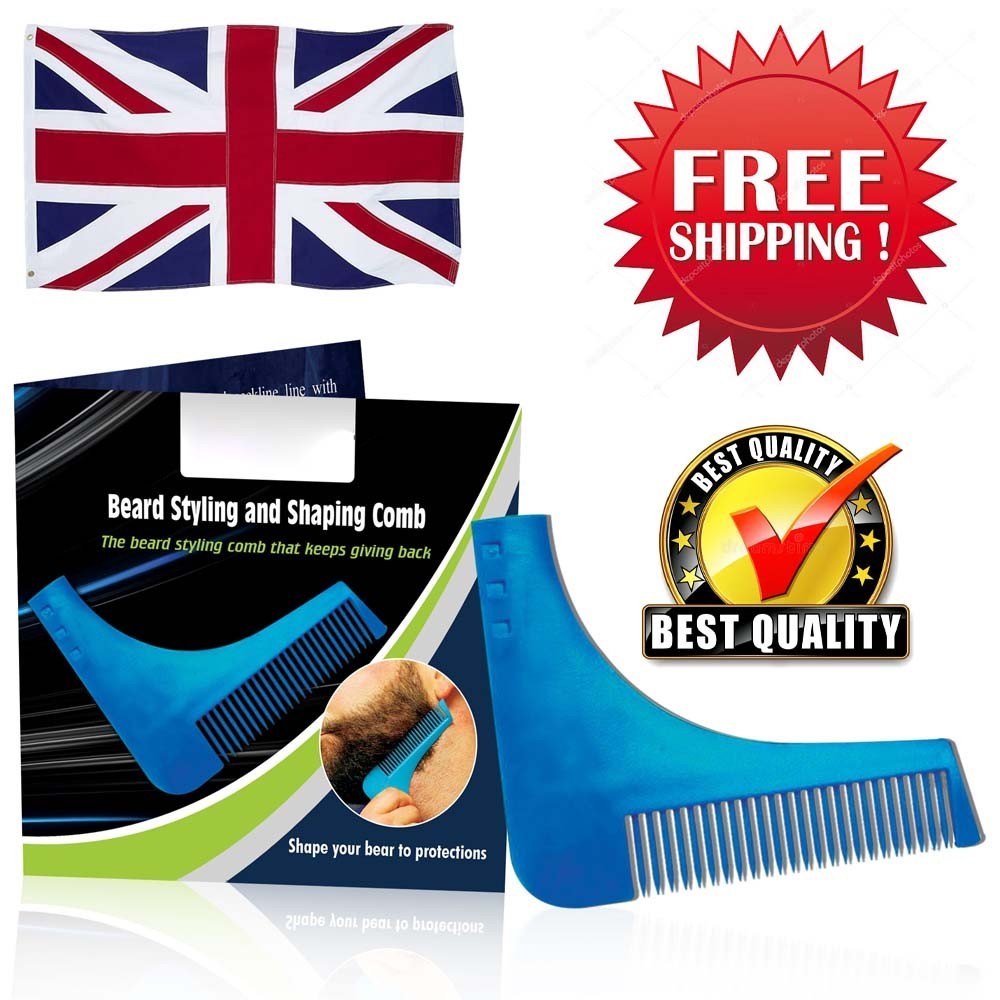 Groomarang Beard Styling And Shaping Template Comb Tool - Image 2