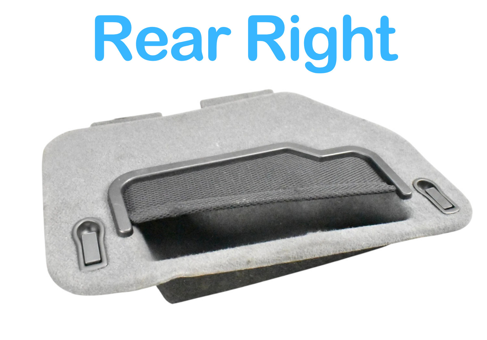 03-13 Maserati Quattroporte M139 Rear Right Side Trunk Carpet Cover Trim Oem