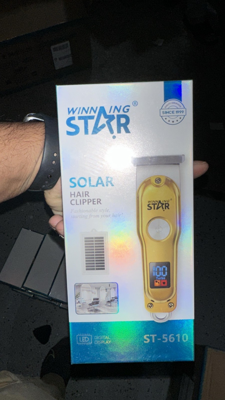 WAHL WINNING STAR ST-5610 Solar Hair Clipper Wireless Cordless Trimmer Men