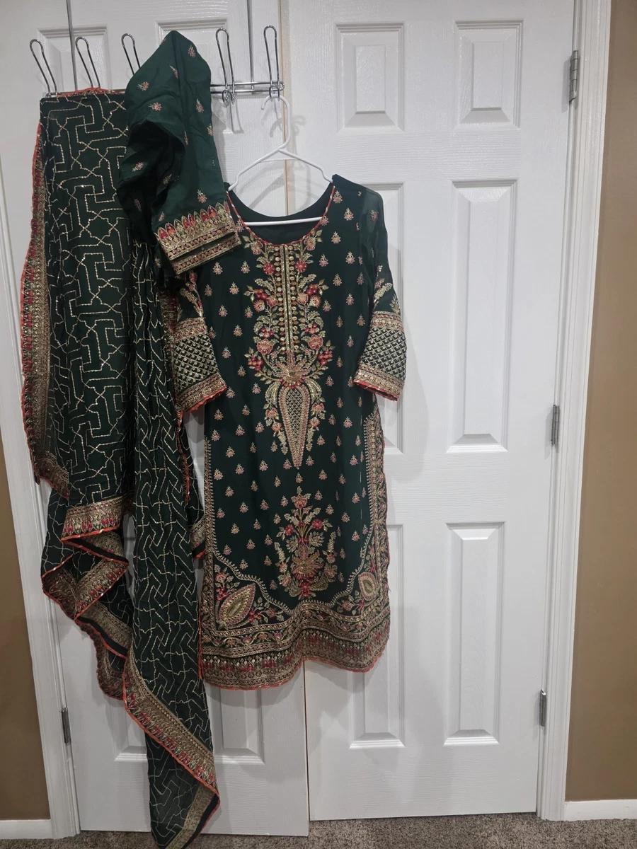 Cotton Size L Pakistani Salwar Kameez for sale | eBay
