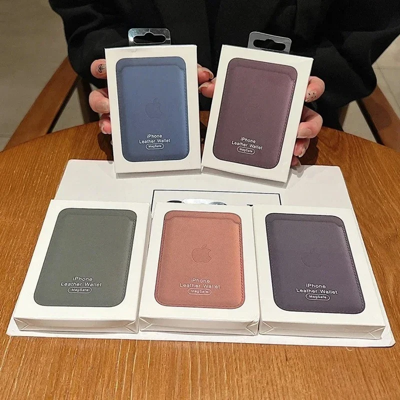 For iPhone 17 16 15 14 13 Original Leather Wallet Card Holder Case With MagSafe - Image 4 of 4