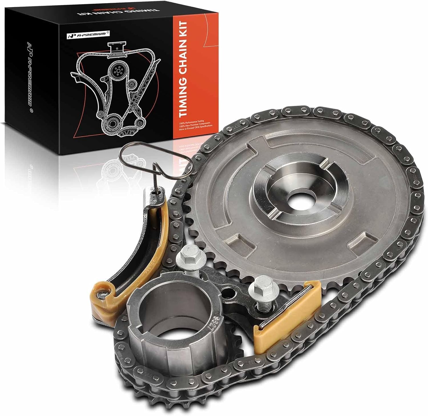 A-Premium Engine Timing Chain Kit W/Tensioner [OHV 8Cyl 4.3 4.8 5.3 6.0... 