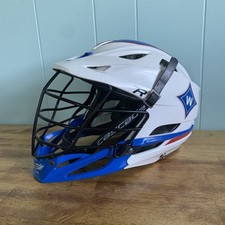 Cascade CPX-R Lacrosse Helmet Adult One Size Adjustable SPR Fit White Red Blue