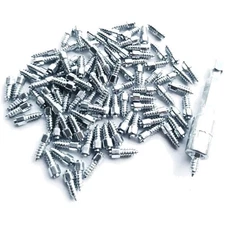 200pcs Screw in Tire Studs, 4x12 mm Wheel Tyre Studs for Winter Snow Tire Spikes