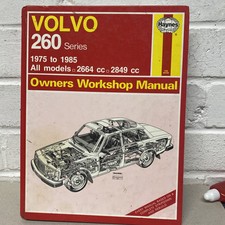 Haynes Volvo 260 Series Owners Workshop Manual 1975 to 1985