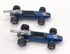 2x Lot Hot Wheels Vintage Redline Blue Brabham Repco F1 1969 Original Mattel