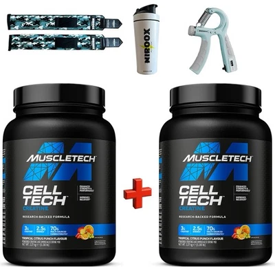2 x Kreatin Muscletech Cell-Tech Creatine- 2270 gr - Tropical Citrus Punch