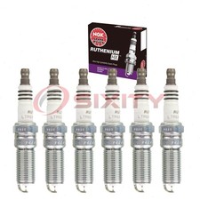 6 pcs NGK Ruthenium HX Spark Plugs for 2013-2016 Lincoln MKZ 3.7L V6 - hh