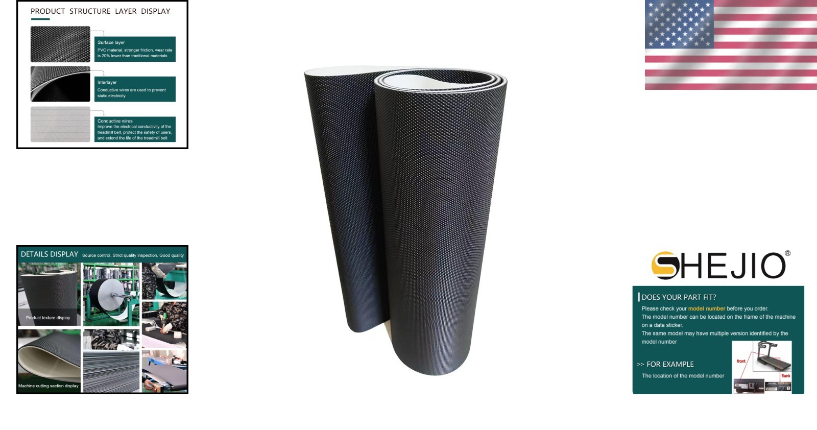 Proform Crosswalk Fit 415 Treadmill Walking Belt - Lightweight & Easy to Install