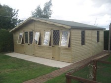 20x14 summer house Log lap T&G