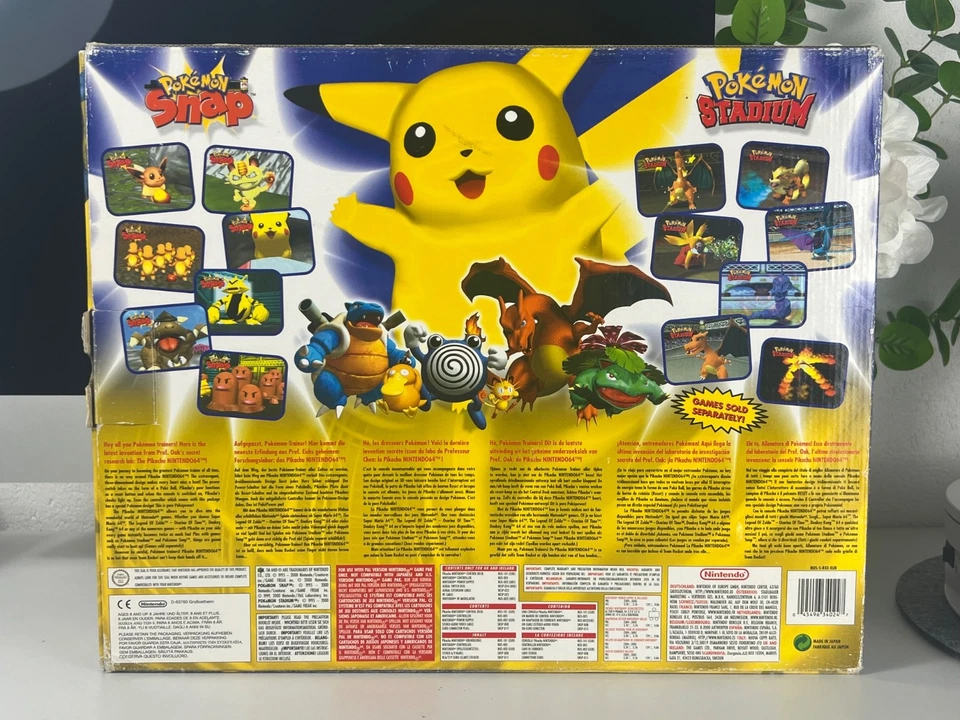 ⭐️ NINTENDO 64 Limited POKEMON PIKACHU Edition mit Originalverpackung - Bild 3 von 4