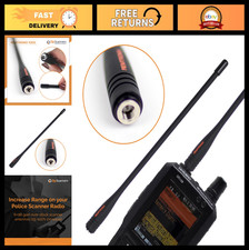 Flexible 9" Antenna for Police Scanner Radios  SMA Connector  UHF 400-900MHz 