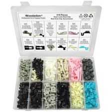 519 Pcs Door Lock Rod Clip Door Handle Rod End Clip Retainer Assortment Door Loc
