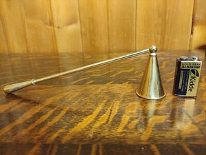 Candle douter / extinguisher bell shape swivel head 10 inch