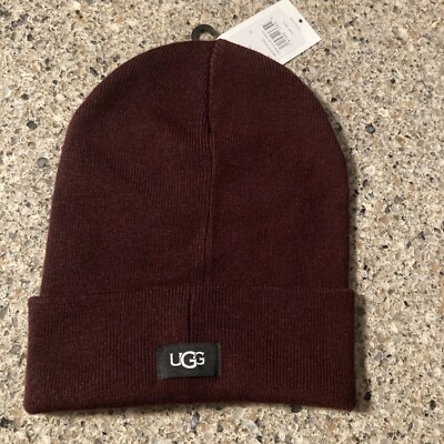 UGG AUSTRALIA LOGO KNIT CUFF BEANIE/ HAT~PORT~ONE SIZE~18743  display picture 2