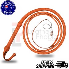 Bull Whip 12 feet long 16 strands Genuine Real Cow Leather Stock Whip Heavy Whip