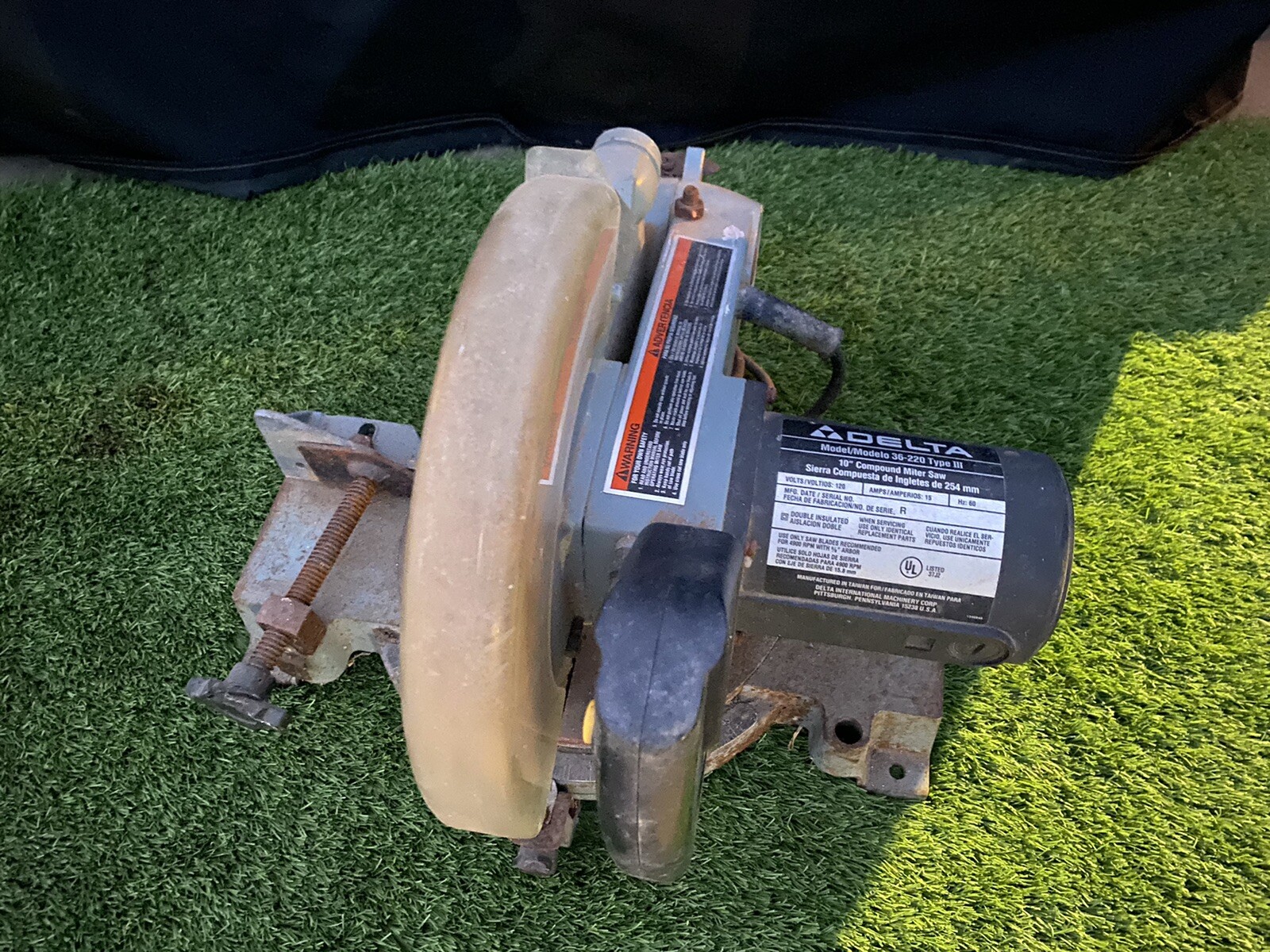Delta 36220 Type III 10” Compound Miter Saw eBay