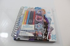 Disney Frozen II Sketchbook Set - Spiral Notebook, Pencils,  Erasers Age 3 