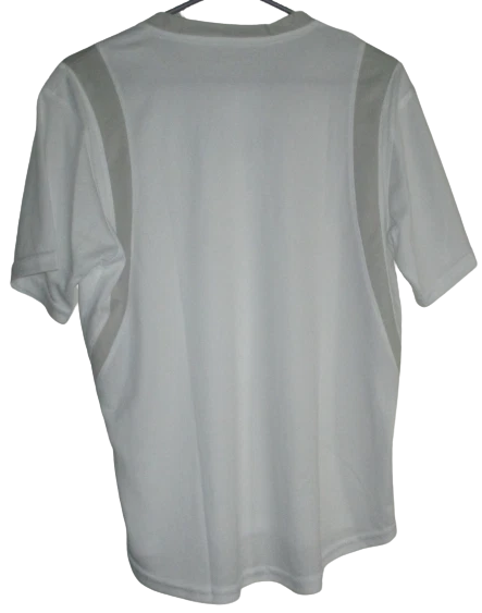 NWOT Lotto YL Youth Large white Italian sport design quick dry fabric shirt - Image 2 of 2