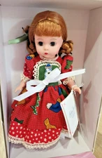 New! Madame Alexander Doll 8" Wendy  Country Christmas #20190 Orig Box & Hangtag