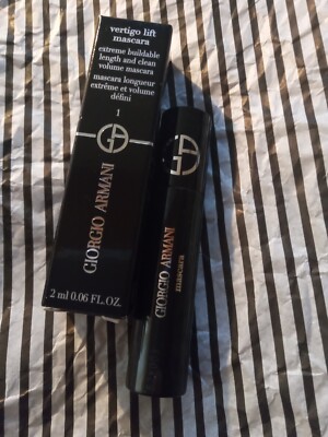 2ml Giorgio Armani vertigo lift mascara Nr. 1 Nr. 01 black schwarz Wimperntusche
