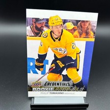 2021-22 UD Credentials Rookie Arrivals 13 Philip Tomasino Nashville Predators