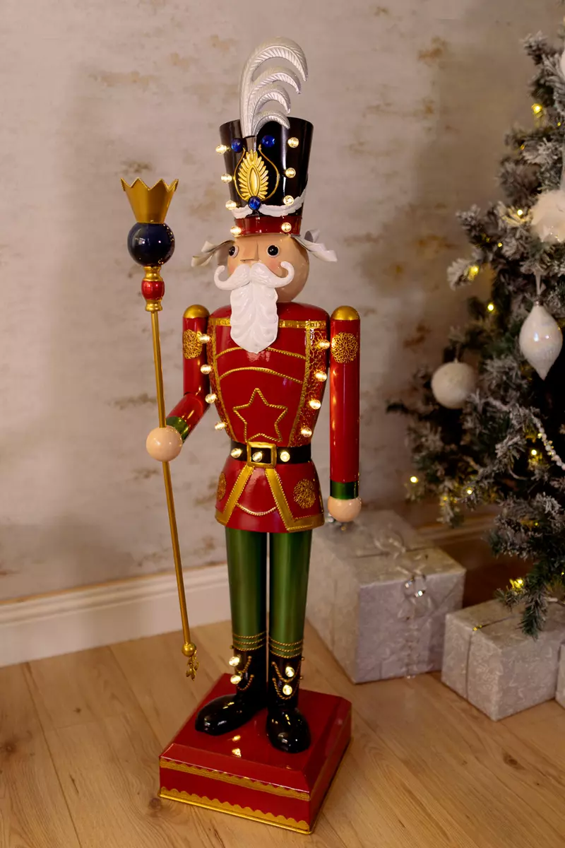 Light up clearance nutcracker soldiers