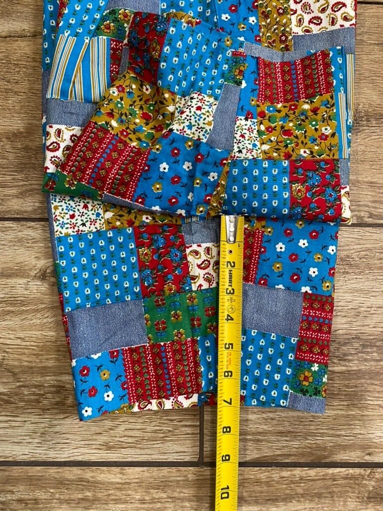 Handmade Assorted Patchwork Short Pants Vintage P… - image 9