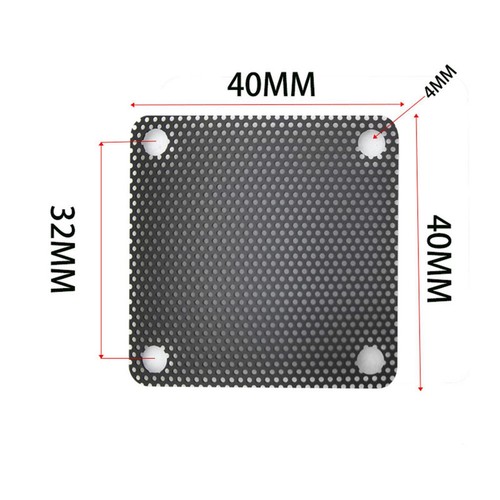 5-20Pcs 40x40mm Cuttable PVC PC Fan Dust Filter Dustproof Computer Mesh Cover C - Photo 22/25