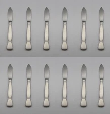 Oneida  SATIN NEXUS Stainless - Butter / Cheese Knives - Set of Twelve  USA