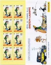 Timbre France Carnet  BC3370a** Journée du Timbre 2001 non pliée