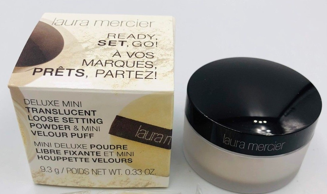 Laura Mercier Deluxe Mini Translucent Loose Setting Powder w Laura Mercier Deluxe Mini Translucent Loose Setting Powder w