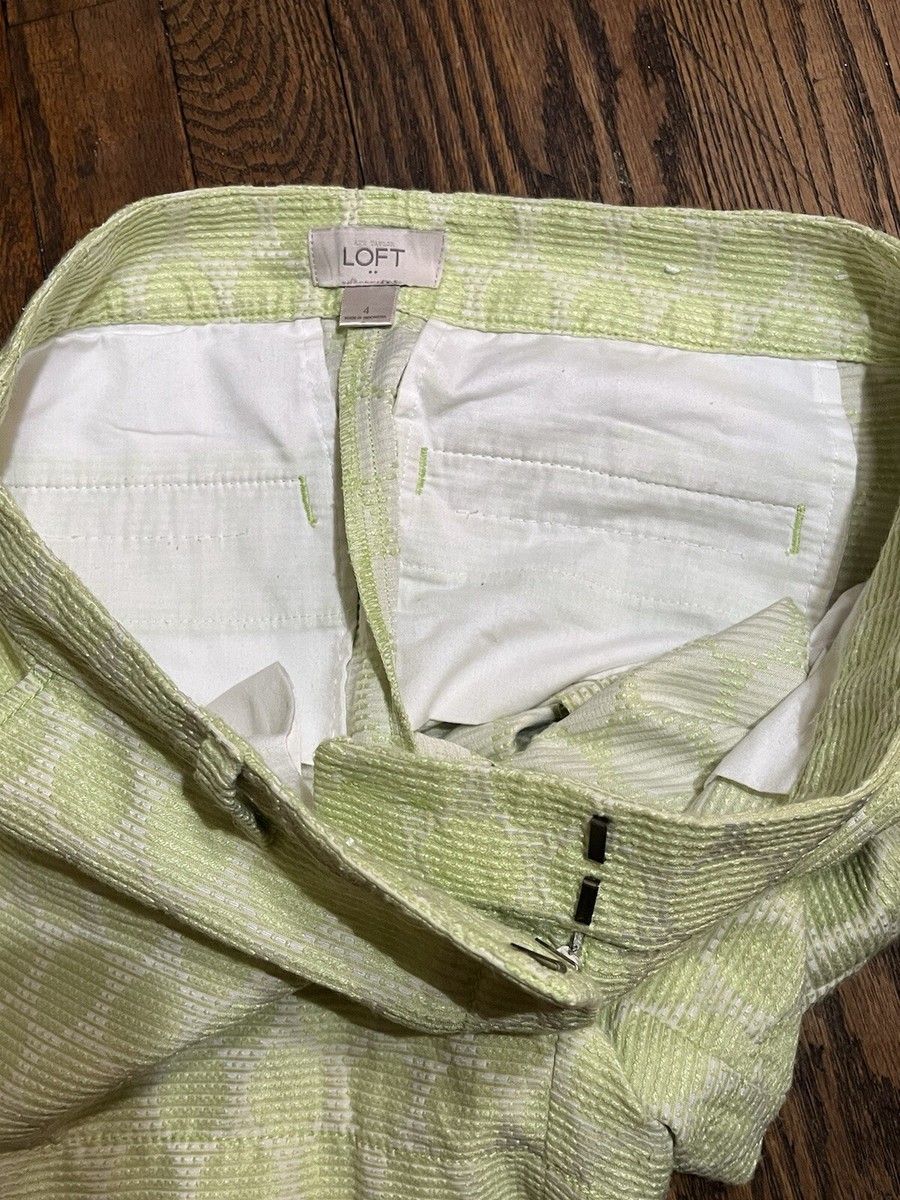 Short Vert Ann Taylor LOFT Taille 4 Neuf Avec étiquette - Polyester - Coupe Décontractée