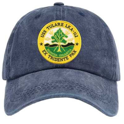 Uss tulare lka 112 embroidered hat
