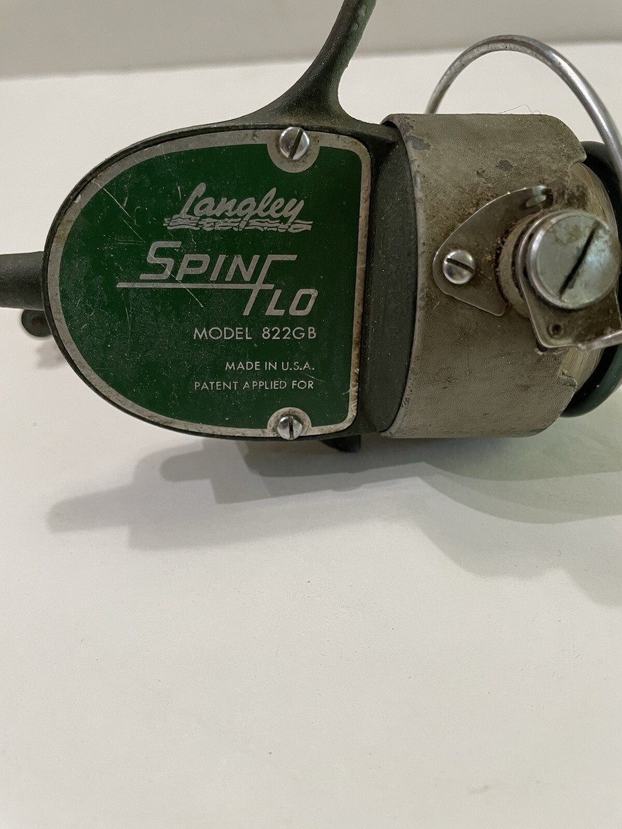 Vintage Langley Spin Flo Model 822GB Fishing Reel | eBay